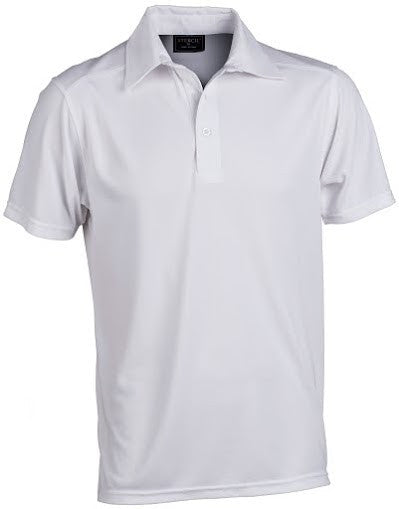 Stencil-Stencil Men's Glacier Polo-White / S-Corporate Apparel Online - 1
