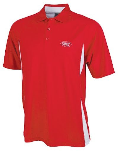 Stencil-Stencil Men's Arctic Polo-Red/White / S-Corporate Apparel Online - 3
