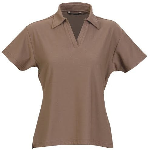 Stencil-Stencil Ladies' Solar-Lite Polo-Chocolate / 8-Corporate Apparel Online - 6