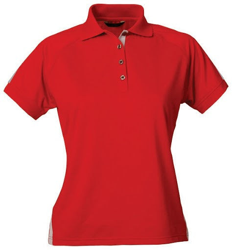 Stencil-Stencil Ladies' Team Polo-Red/Silver / 8-Corporate Apparel Online - 3