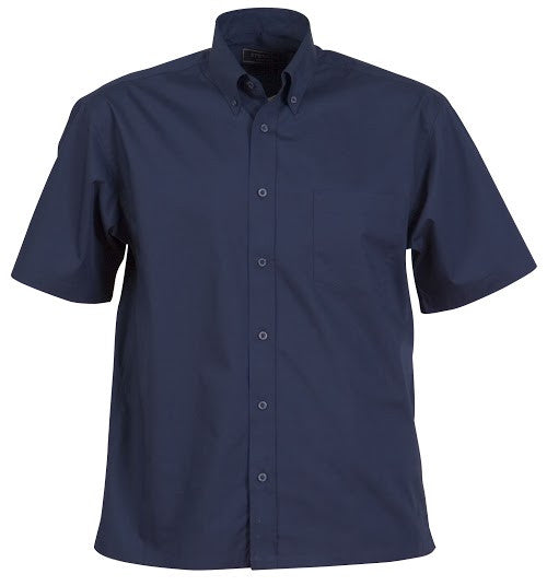 Stencil-Stencil Men's Nano Shirt (S/S)-Navy / S-Corporate Apparel Online - 6