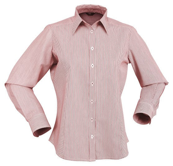 Stencil-Stencil Ladies' Inspire Shirt (L/S)-Brick Red / 8-Corporate Apparel Online - 4