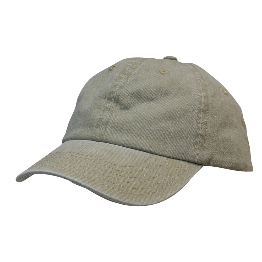 Headwear Enzyme Washed Pigment Dyed Cotton Twill Cap (3968)
