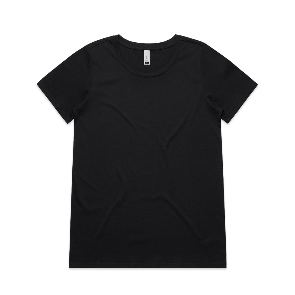 Ascolour Wo'S Shallow Scoop Tee-(4011)