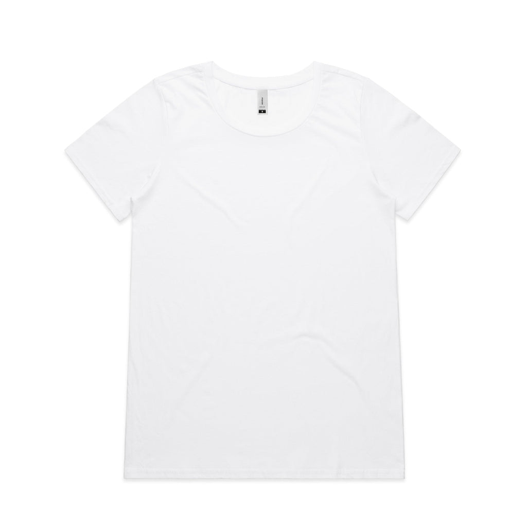 Ascolour Wo'S Shallow Scoop Tee-(4011)