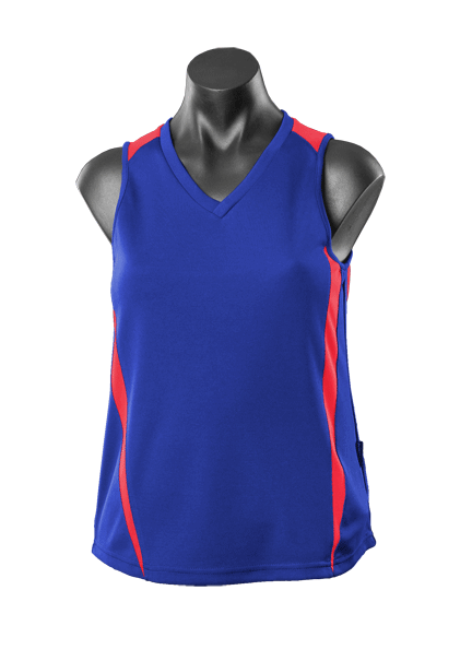 Aussie Pacific Eureka Ladies Singlets 2nd (10 Colour )-(2104)