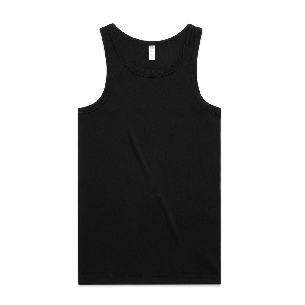 Ascolour Mens Organic Rib Singlet (5063G)
