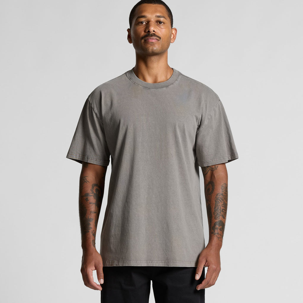Ascolour Mens Heavy Faded Tee-(5082)
