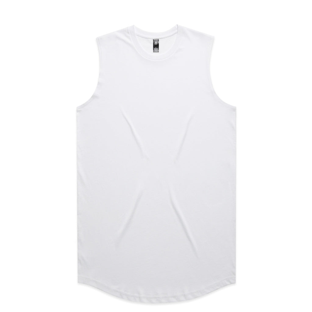 Ascolour Mens Staple Curve Tank -(5091)