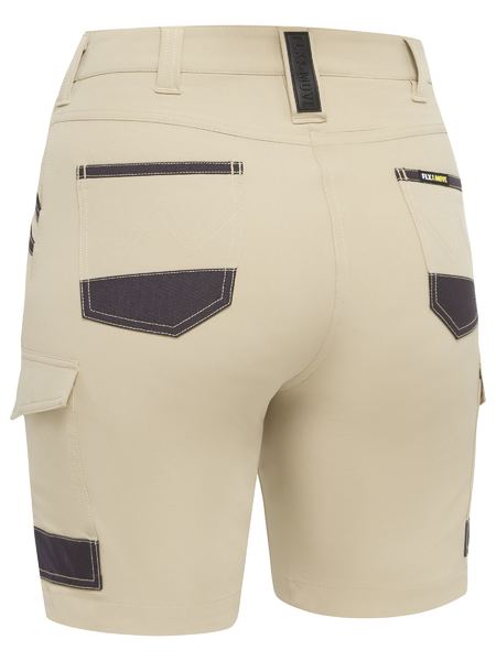 Bisley Women's Flx & Move™ 4-way Stretch Zip Cargo Short (BSHL1332)