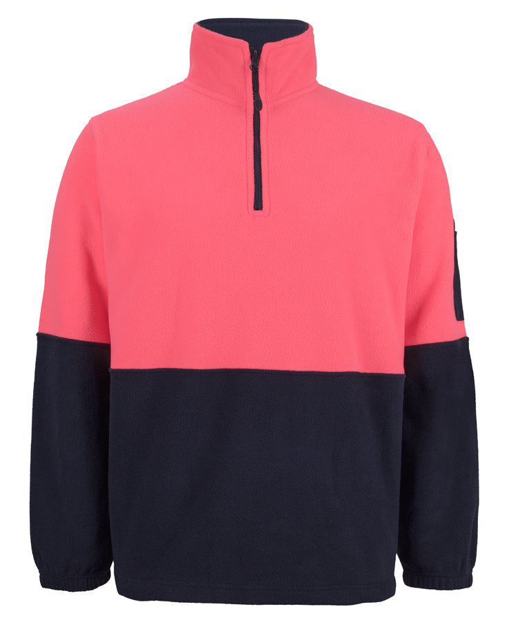 JB's Hi Vis 1/2 Zip Polar Fleece - Adults (6HVPF)