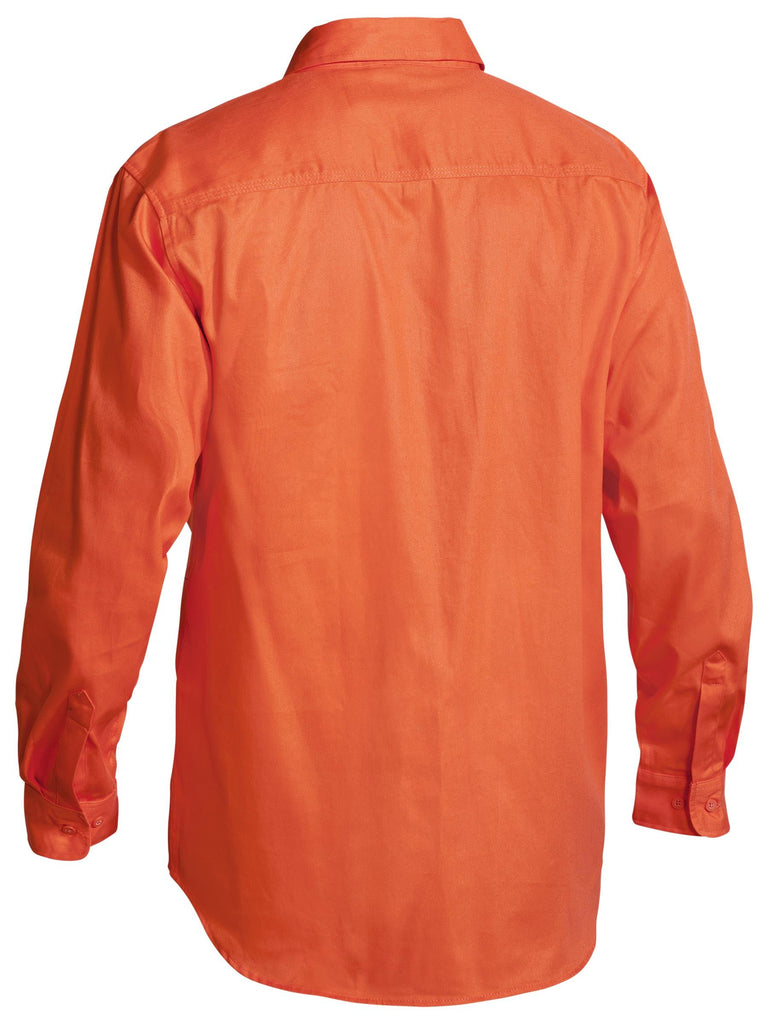 Bisley Hi Vis L/S Drill Shirt-(BS6339)