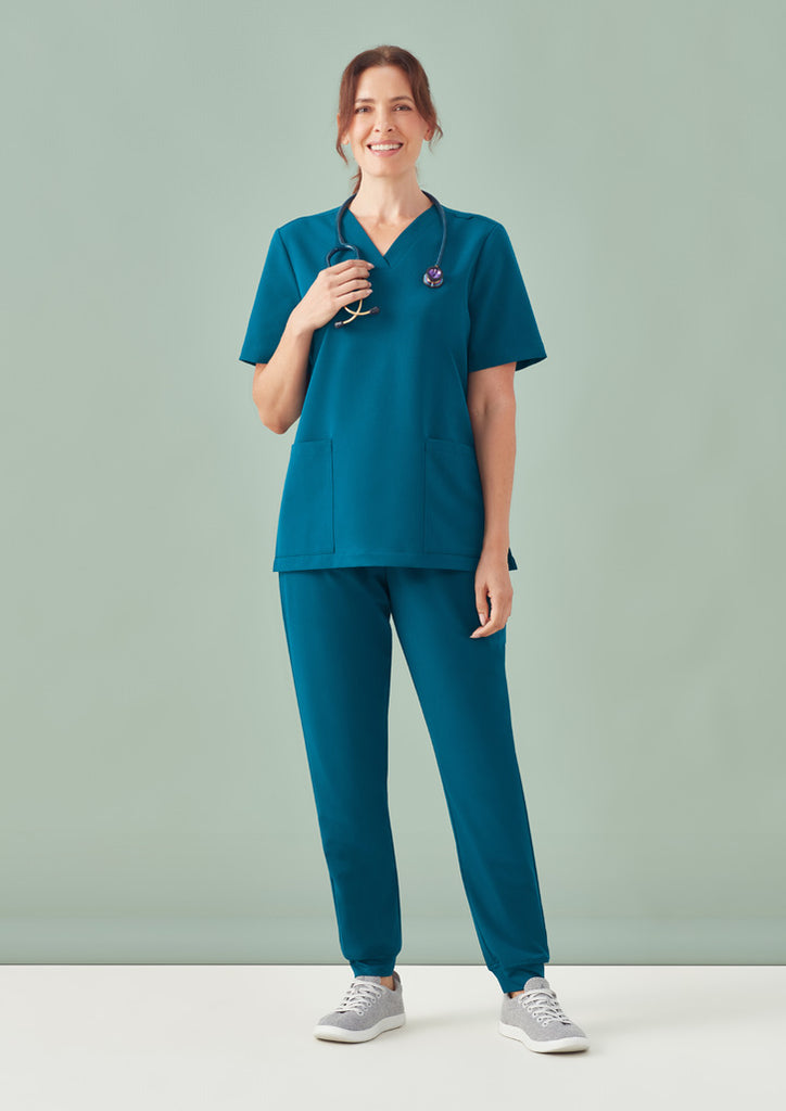 Biz Care Unisex Pulse V-Neck Scrub Top (CU544US)
