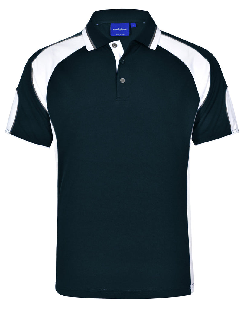Winning Spirit Men's CoolDry® Contrast Polo with Sleeve Panels 2nd (7 Colour) (PS61)