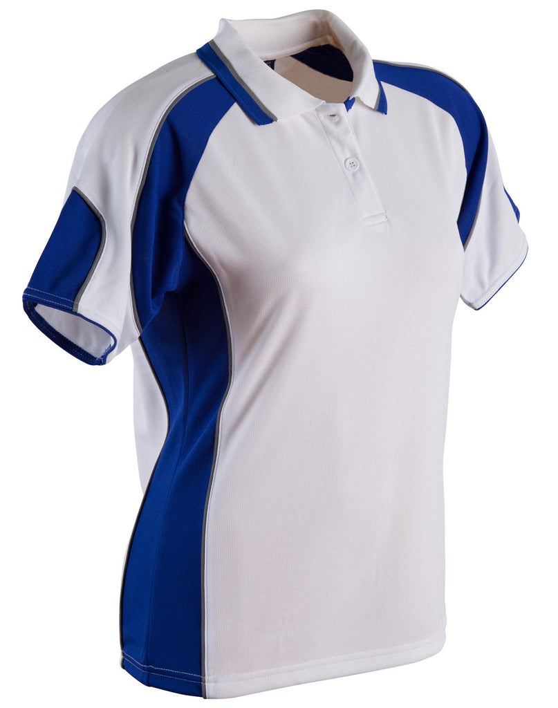 Winning Spirit Ladies' CoolDry® Contrast Polo with Sleeve Panels 2n (7 Color) (PS62)