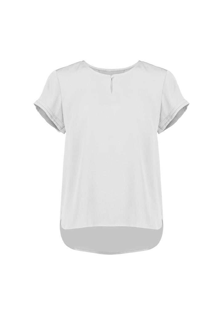 Biz Corporate Womens Evelyn Short Sleeve Blouse (RU569LS)