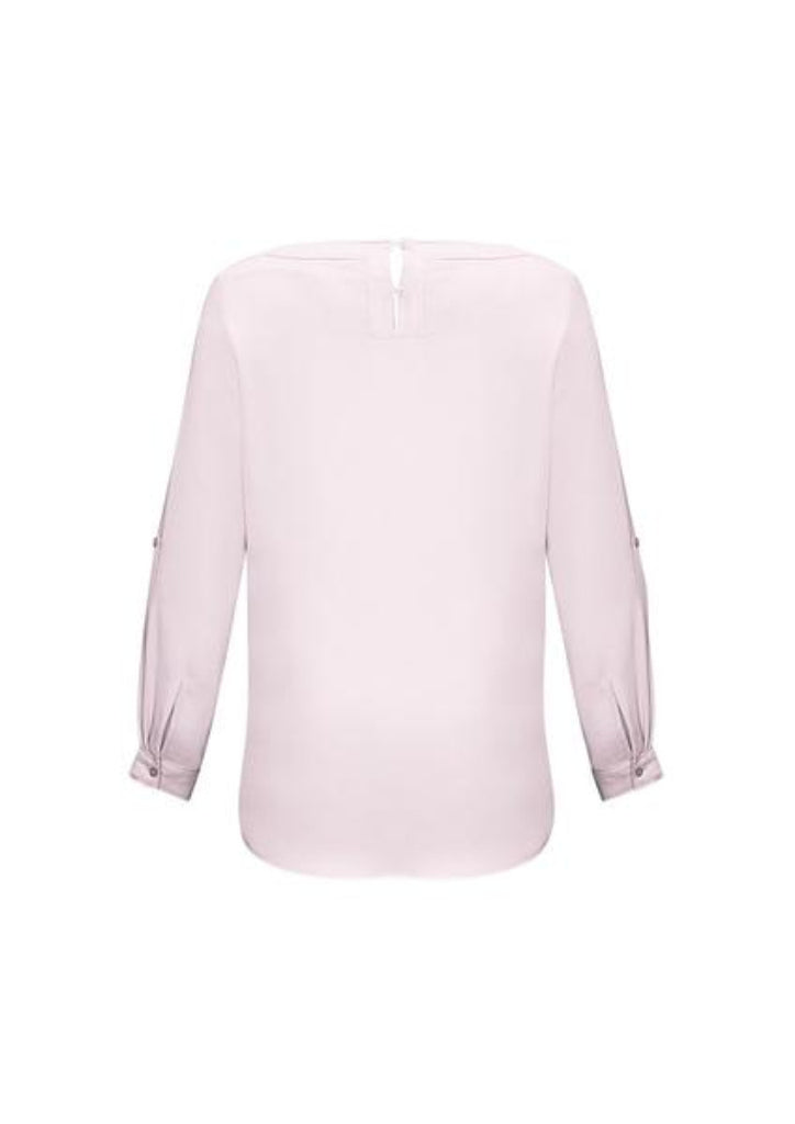 Biz Collection Ladies Madison BoatNeck Blouse-(S828LL)