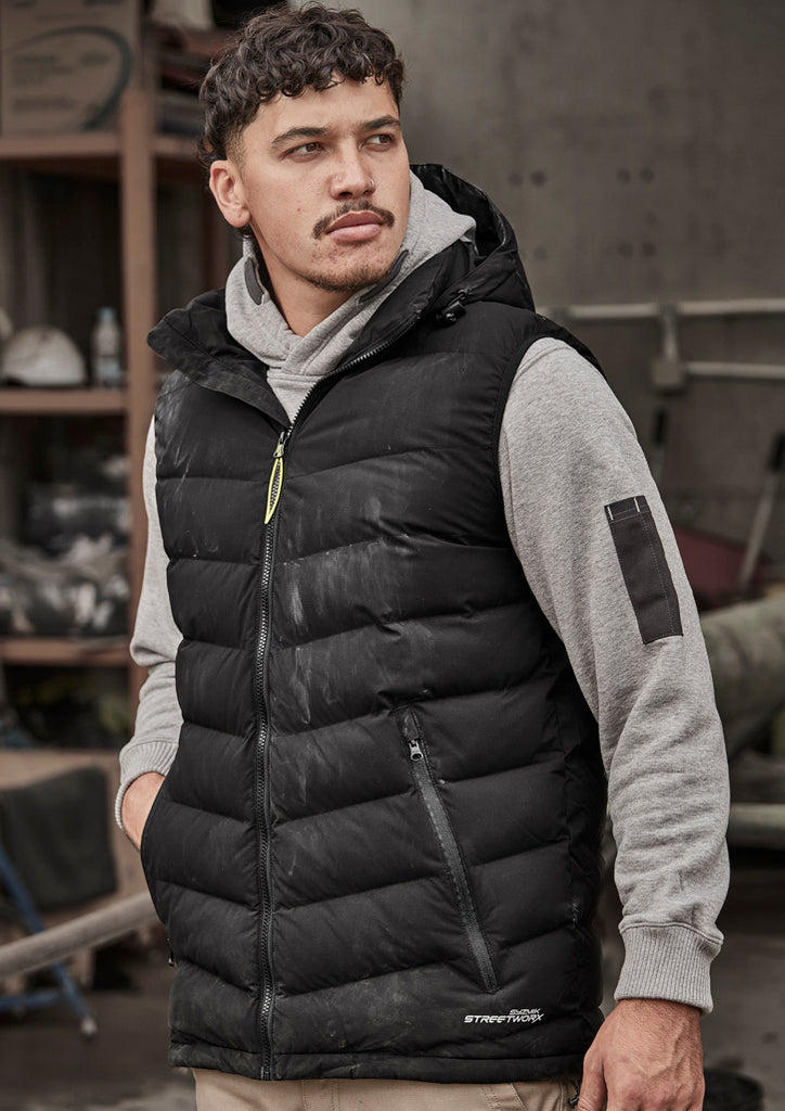 Syzmik Unisex Streetworx Hooded Puffer Vest (ZV245)