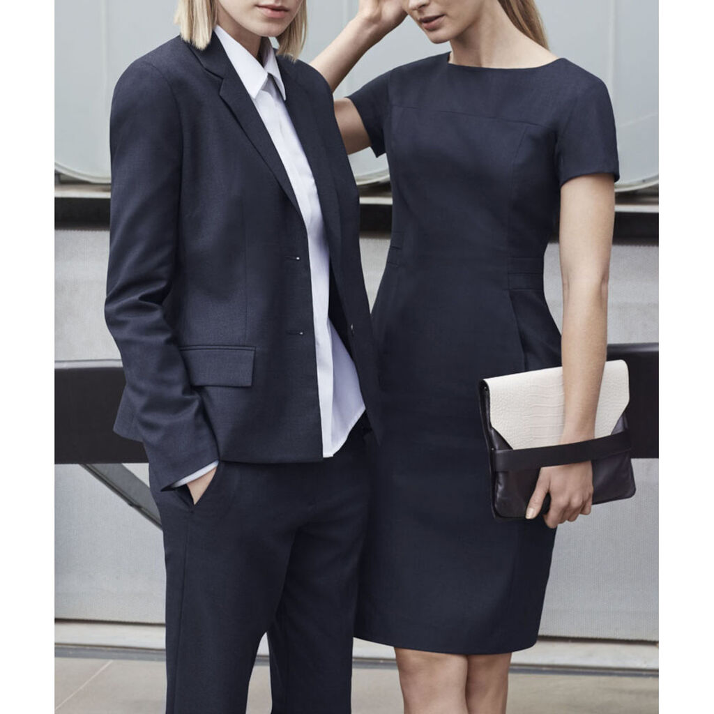 NNT Sharkskin 2 Button Mid Length Detail Jacket (CAT1C4)