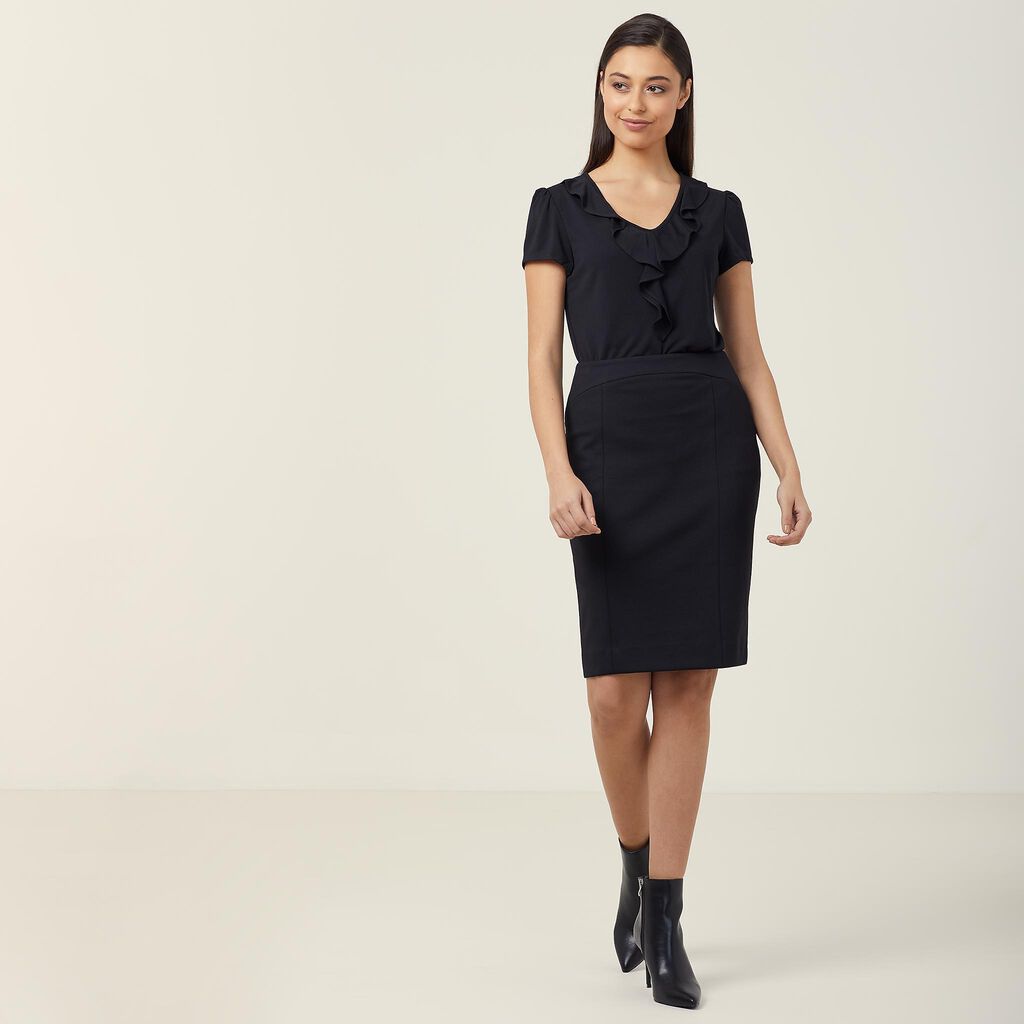 NNT Ponte Knit Pencil Skirt (CAT2JG)