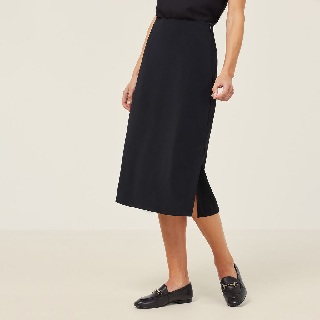 NNT Crepe Stretch Midi Length A-line Skirt (CAT2RV)