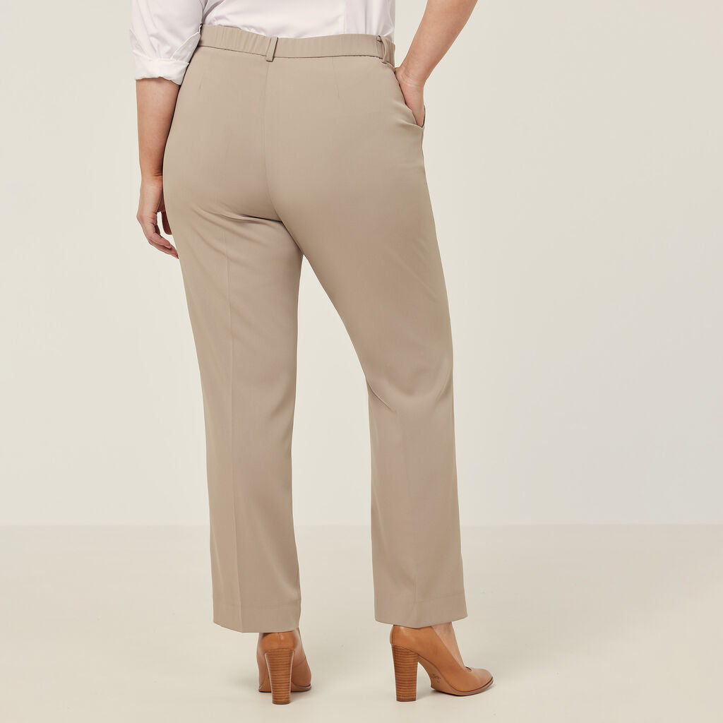 NNT Crepe Stretch High Waist, Straight Leg Pant (CAT3YD)