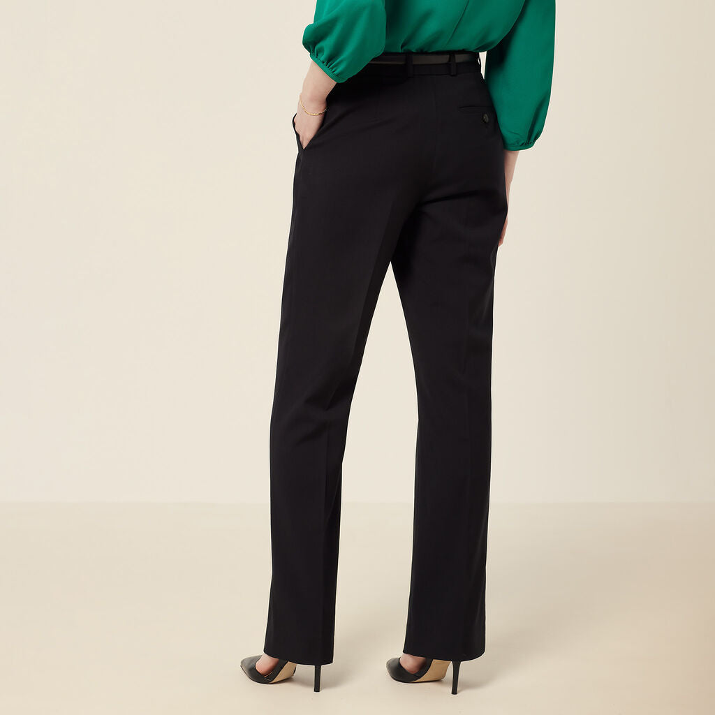 NNT Uniforms Wool Blend Twill Secret Waist Regular Fit Pant (CAT3YG)