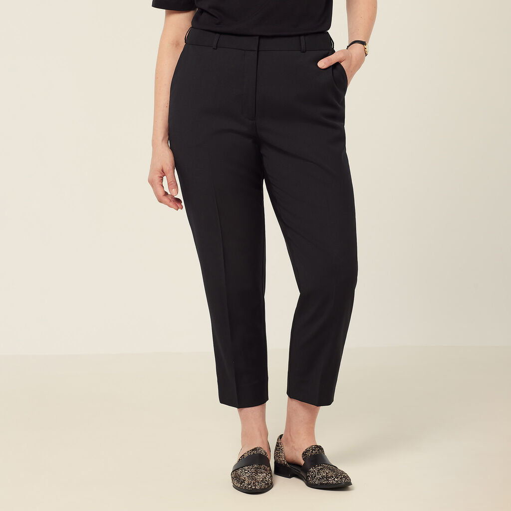 NNT Uniforms Wool Blend Twill Secret Waist Slim Leg Pant (CAT3YH)