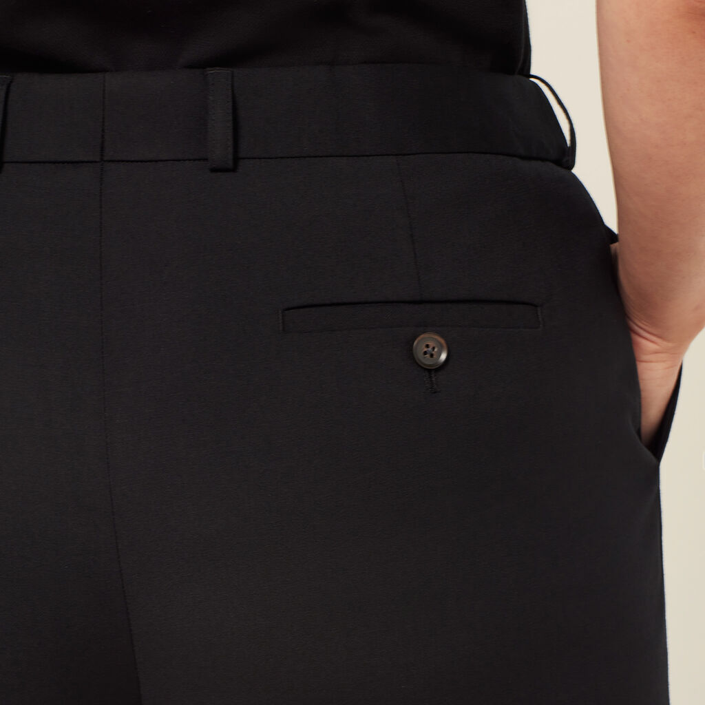 NNT Uniforms Wool Blend Twill Secret Waist Slim Leg Pant (CAT3YH)