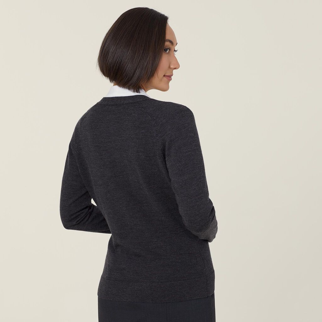 NNT Uniforms Merino Wool V-neck Cardigan (CAT518)