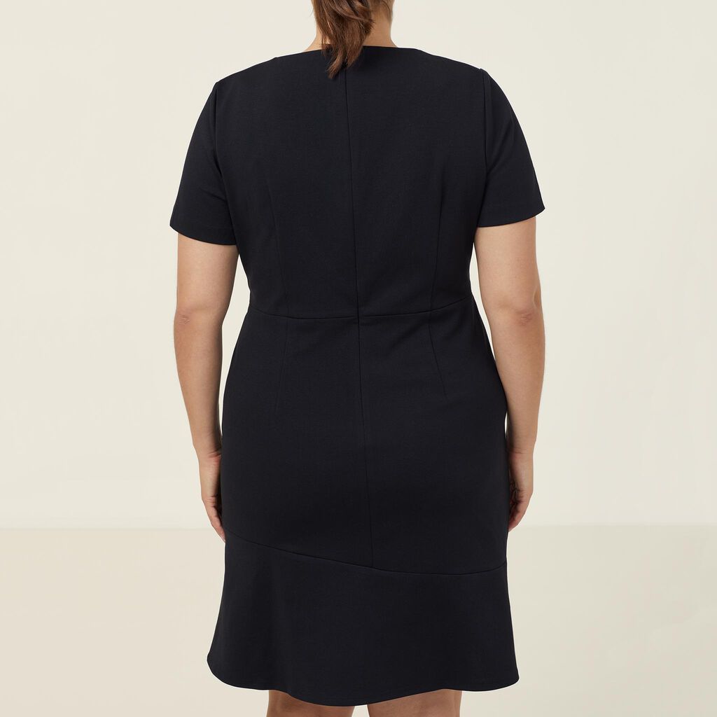 NNT Uniforms Short Sleeve Dress Ponte Knit(CAT67L)