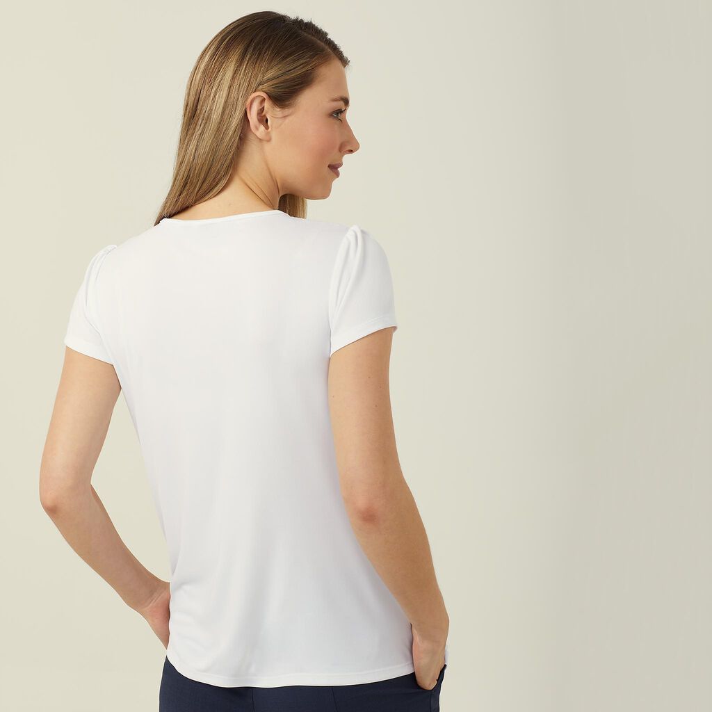 NNT Uniforms Matt Jersey Short Sleeve Layered Top (CAT9XG)