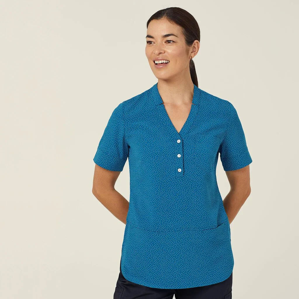 NNT Uniforms Silvi Spot Print S/S Tunic (CAT9XP)
