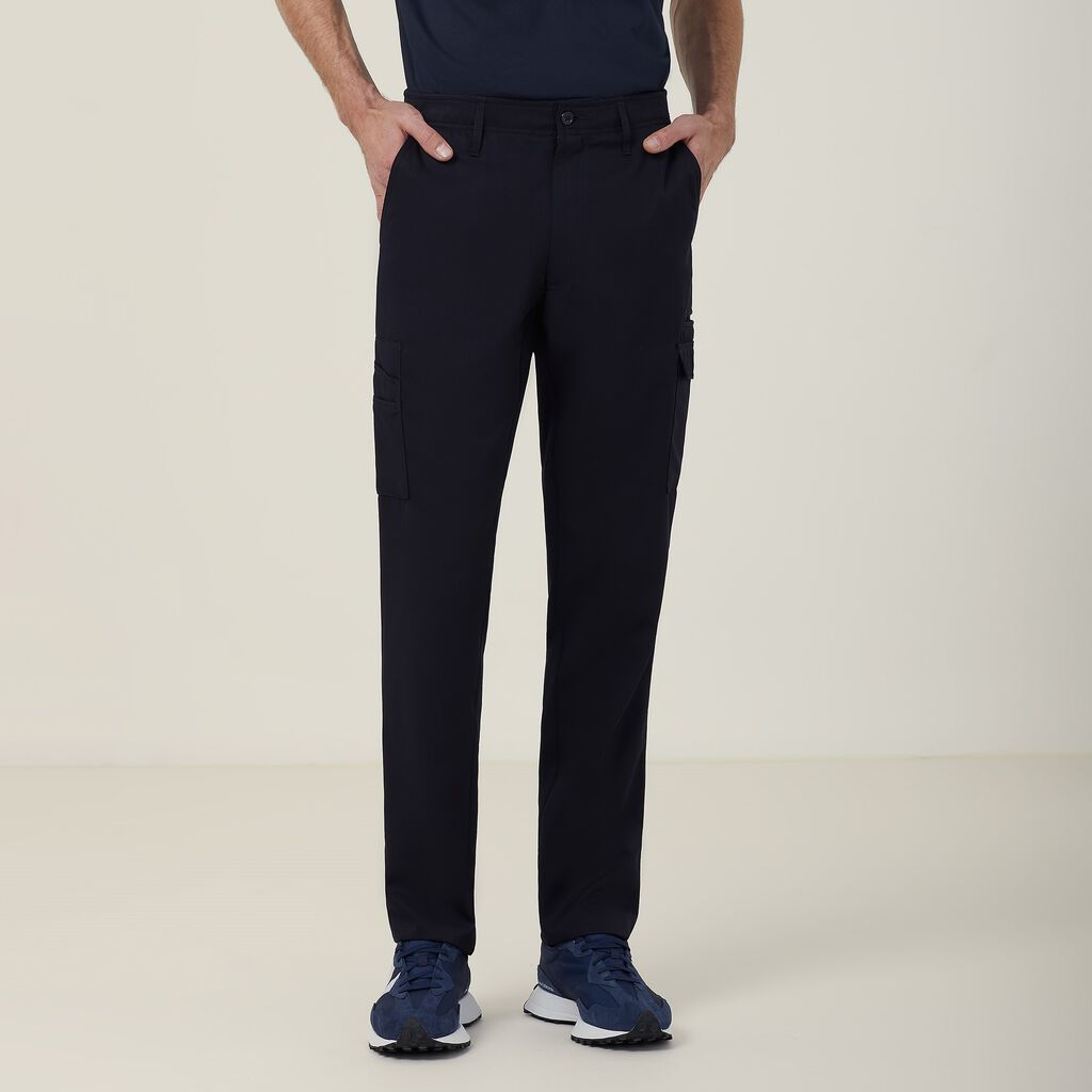 NNT Uniforms Poly Viscose Gaberdine Flex Waist Slim Pant (CATCKH)