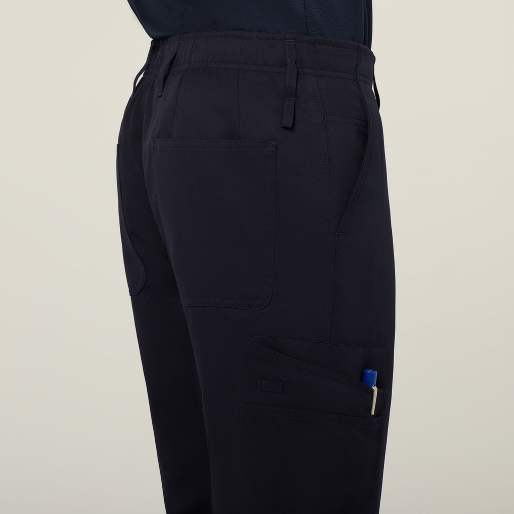 NNT Uniforms Poly Viscose Gaberdine Flex Waist Slim Pant (CATCKH)