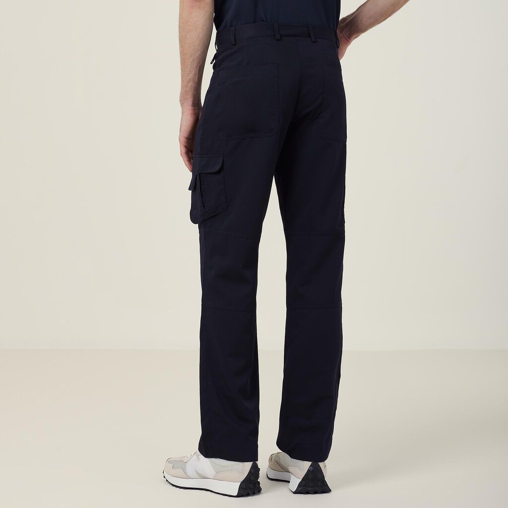 NNT Uniforms Poly Viscose Gaberdine Flex Waist Cargo Pant (CATCLD)
