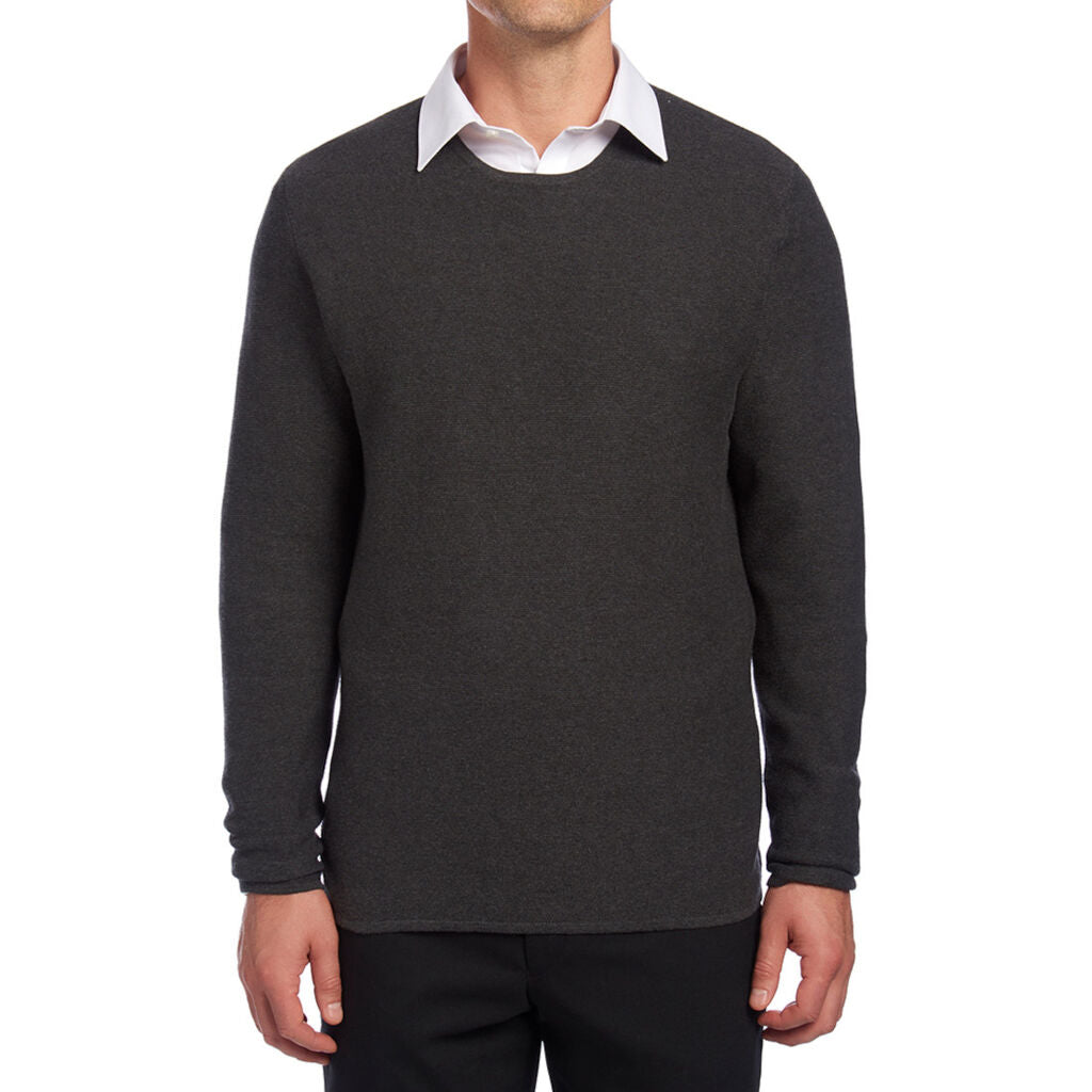 NNT 100% Cotton Mens Textured Long Sleeve Knit Jumper (CATE38)