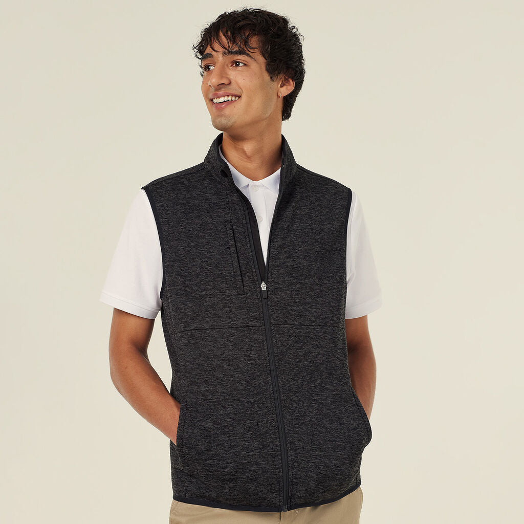 NNT Uniforms Textured Fleece Zip Front Vest M (CATF32)