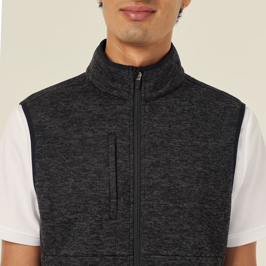 NNT Uniforms Textured Fleece Zip Front Vest M (CATF32)