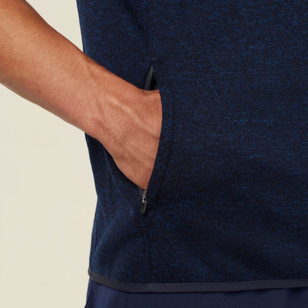 NNT Uniforms Textured Fleece Zip Front Vest M (CATF32)