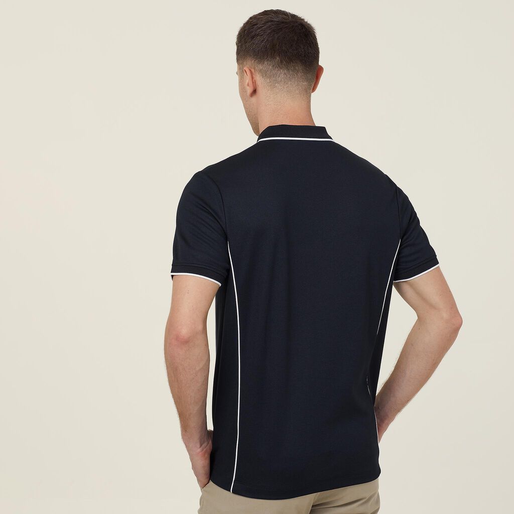 NNT Uniforms Antibacterial Polyface Short Sleeve Tipped Polo (CATJA2)