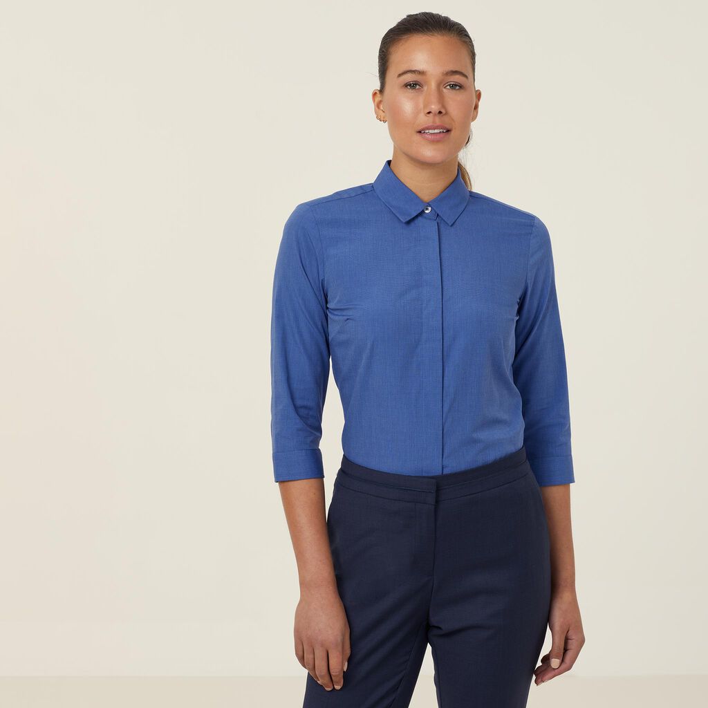 NNT Uniforms 3/4 Sleeve Action Back Shirt (CATU5Y)