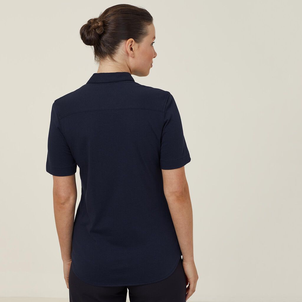 NNT Uniforms Britt Jersey Anti-Bac Short Sleeve Shirt(CATUFB)