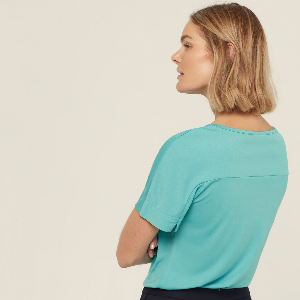 NNT Uniforms Matt Jersey Boat Neck Short Sleeve Top(CATUHN)