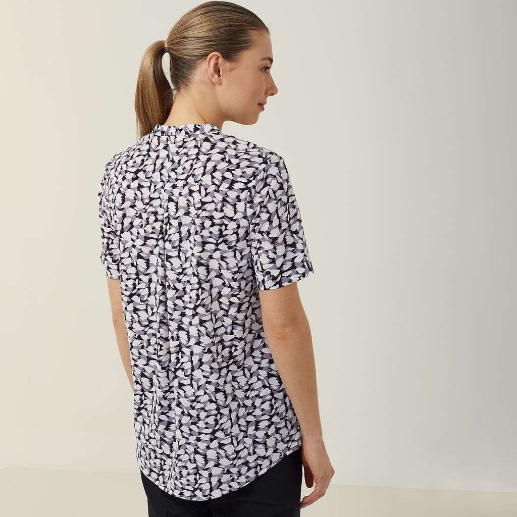 NNT Uniforms Petal Print Short Sleeve Tunic(CATUHU)