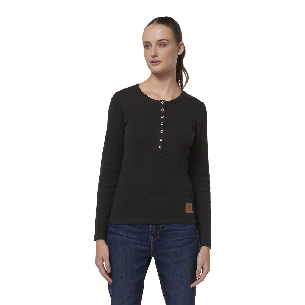 Hard Yakka Women's Henley (Y08237)