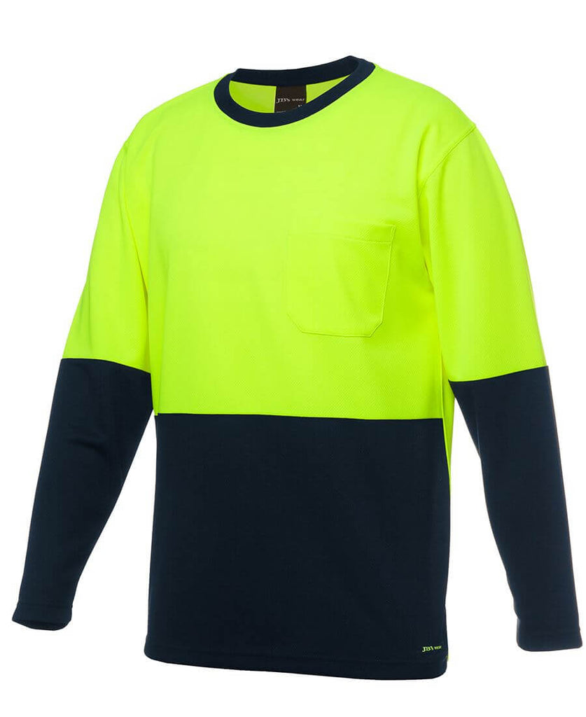 JB's  Hi Vis Long Sleeve Traditional T-Shirt (6HVTL)