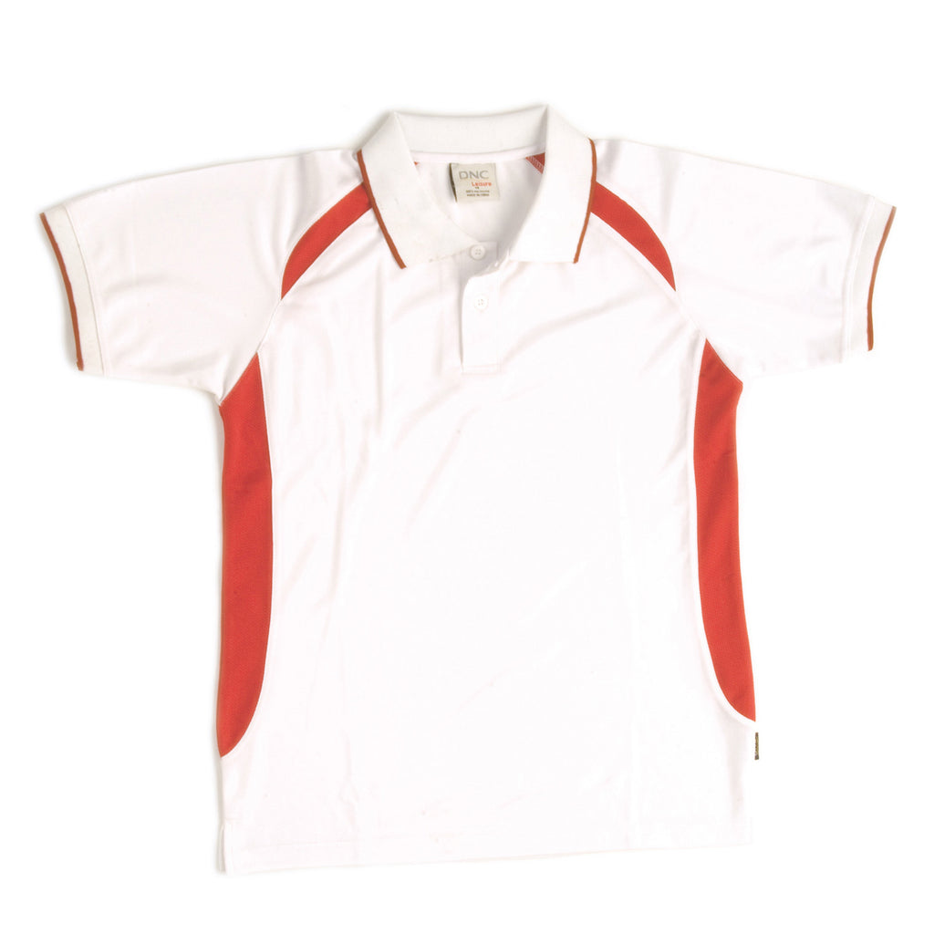 DNC Kids Air Flow Contrast Raglan Mesh Polo (5263)