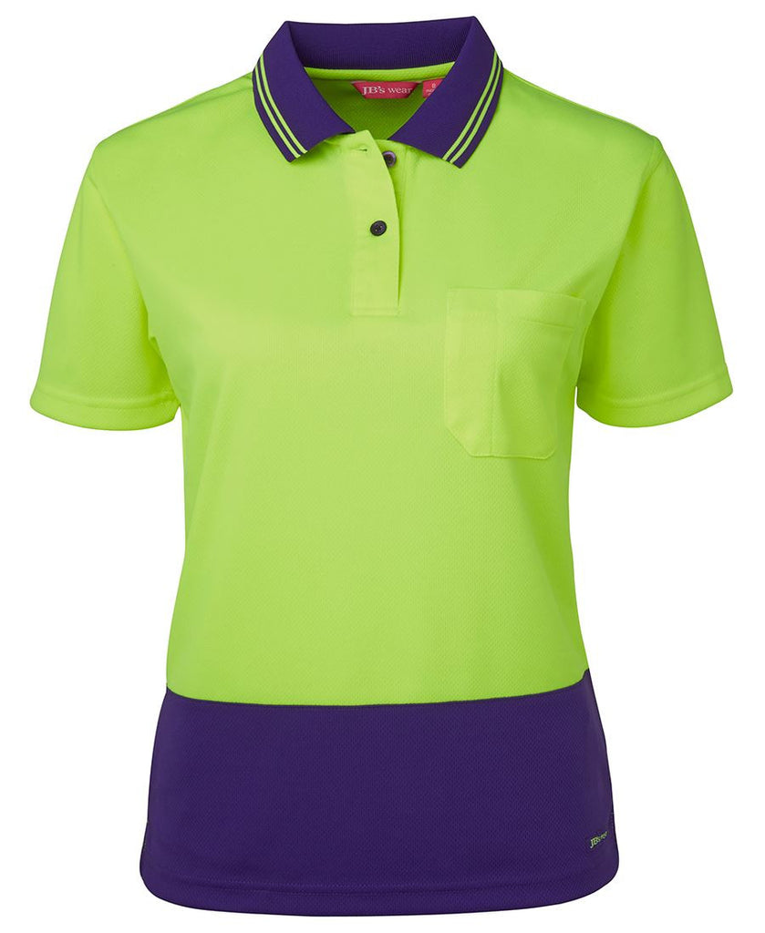 JB's Ladies Hi Vis Short Sleeve Comfort Polo (6LHCP)