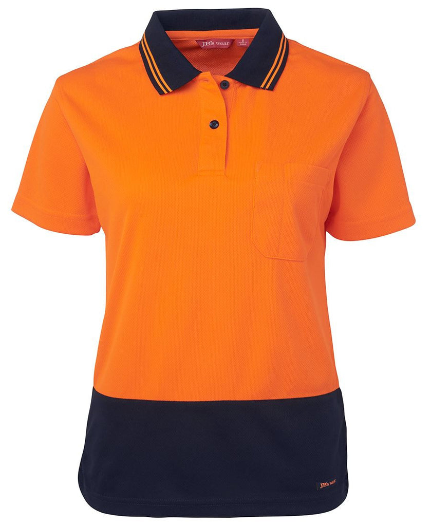 JB's Ladies Hi Vis Short Sleeve Comfort Polo (6LHCP)